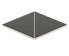 Декор напольный Serapool Olympic Series Угловой элемент Universal Antislip Anthracite