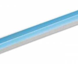 Бордюр настенный Serapool Olympic Series Внутренняя угловая планка Light Blue